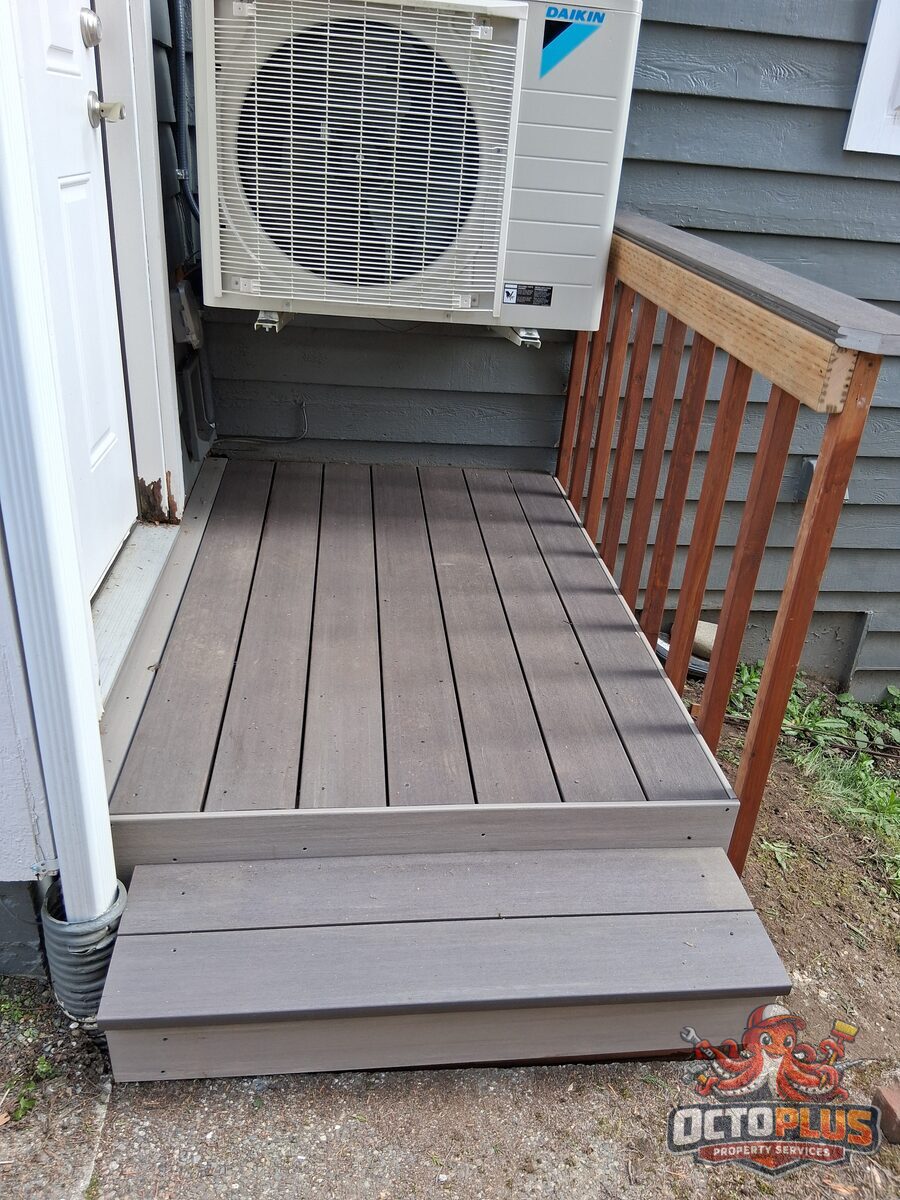 Deck platform replacement — after